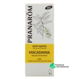 Pranarom Huile Végétale Macadamia Bio - Vue 360°