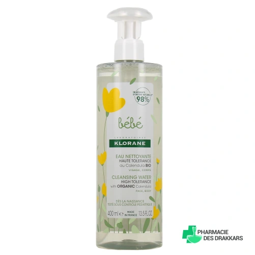 Klorane Bébé Eau Nettoyante Sans Rinçage