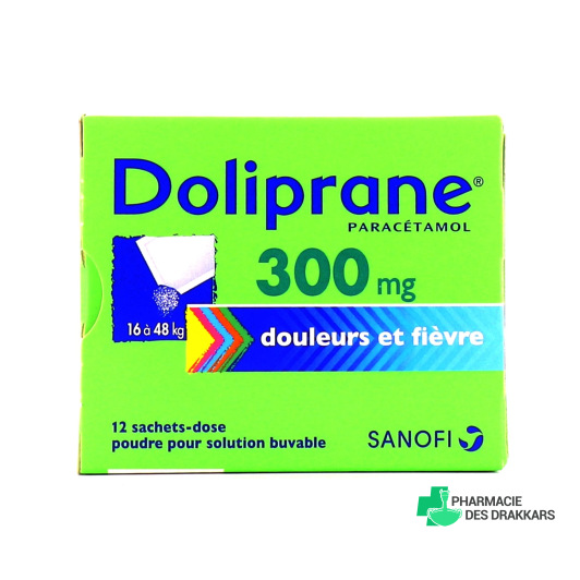 Doliprane  300mg 12 sachets dose