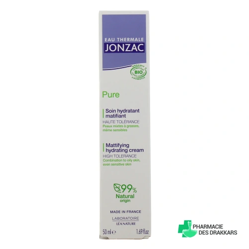 Jonzac Pure Crème purifiante et matifiante