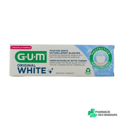 Gum Original White Dentifrice Blancheur