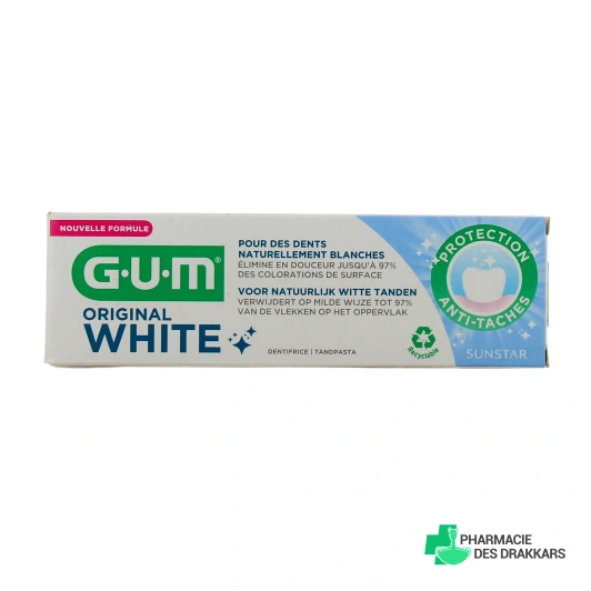 Gum Original White Dentifrice Blancheur
