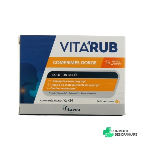 Vitavea Vita'Rub Maux de Gorge