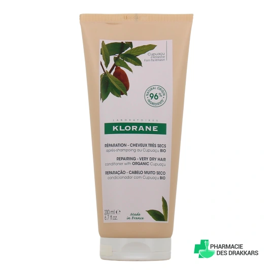 Klorane Après-shampoing réparation cheveux très secs Cupuaçu