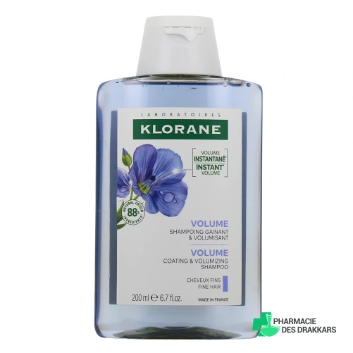 Klorane Shampooing aux Fibres de Lin Volume