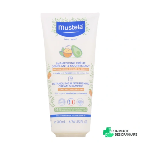 Mustela Shampooing Crème Démêlant & Nourrissant