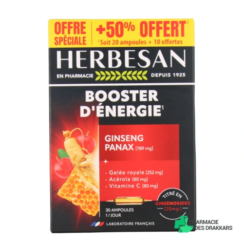 Herbesan Panax Ginseng Tonus et Énergie