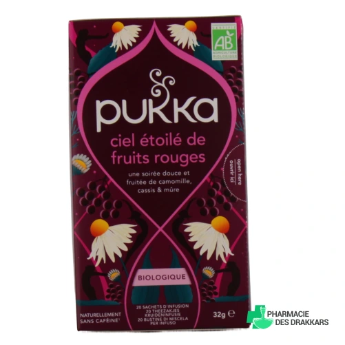 Pukka Infusion Ciel étoilé de Fruits Rouges