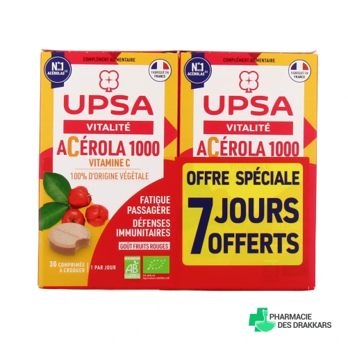 UPSA Vitalité Acérola 1000 Bio
