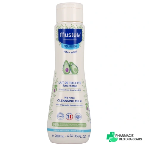 Mustela Lait de toilette sans rinçage