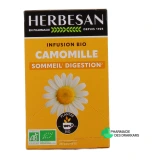 Herbesan Infusion Camomille Bio Sommeil Digestion - Vue 360°