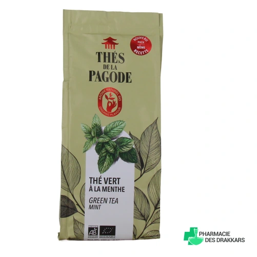 Thés de la Pagode Thé Vert à la Menthe Bio