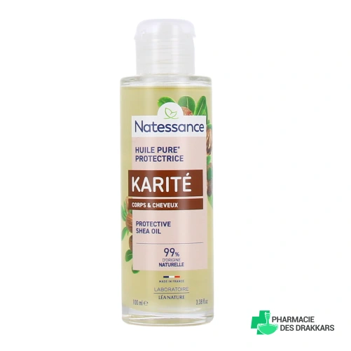 Natessance Huile de Karité Protège et Répare