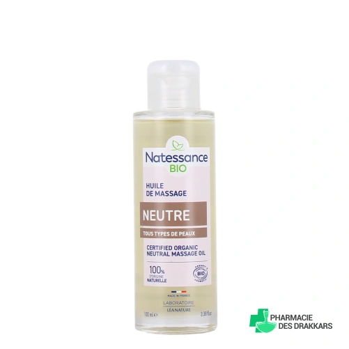 Natessance Huile Neutre Bio Massage et Soin