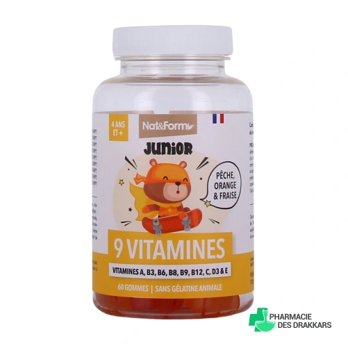 Nat & Form Junior+ Gummies 9 Vitamines