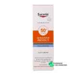 Eucerin Sun Sensitive Protect Crème SPF 50+ - Vue 360°