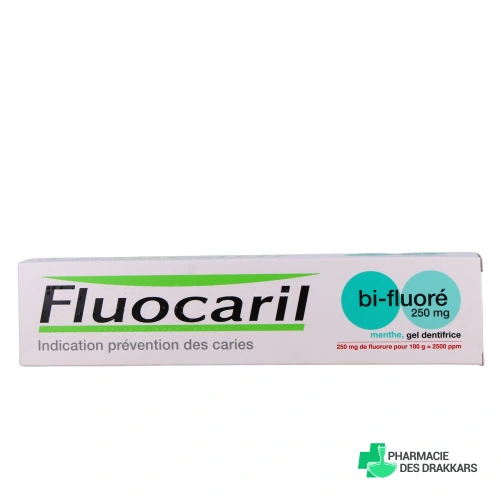 Fluocaril Bi fluoré 250 mg Gel menthe