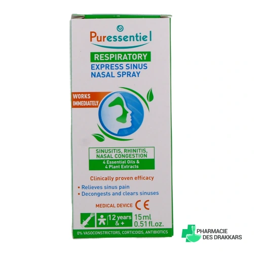 Puressentiel Respiratoire Spray Sinus Express