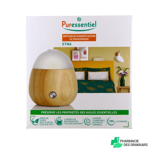 Puressentiel Diffuseur Humidificateur Ultrasonique ETNA