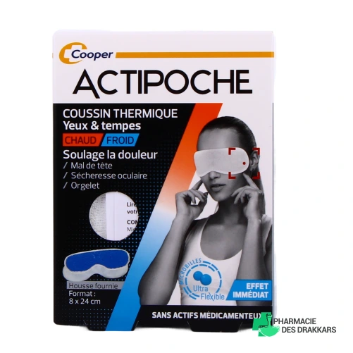 Actipoche Coussin Thermique Yeux et Tempes