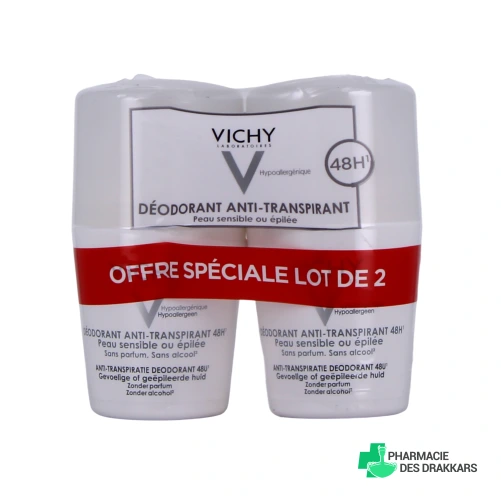 Vichy Déodorant Anti-Transpirant Apaisant 48h