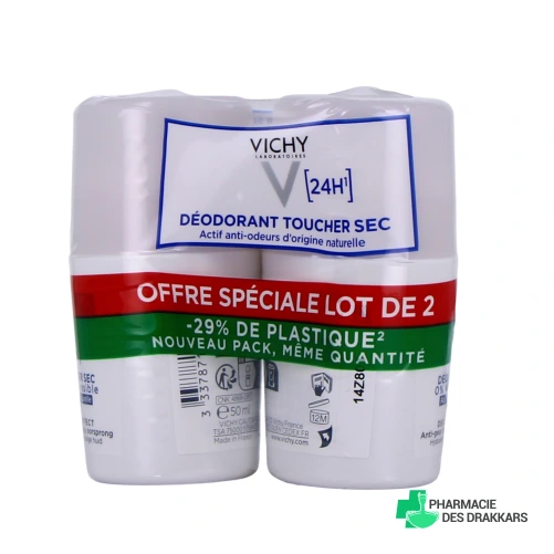 Vichy Déodorant 24h sans sels d'aluminium