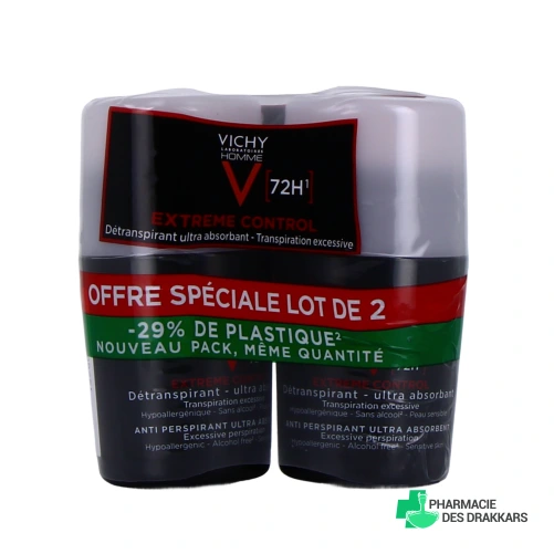Vichy Homme Détranspirant Extreme Control 72h