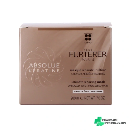 Furterer Absolue Kératine Masque Réparateur Ultime - Vue 360°