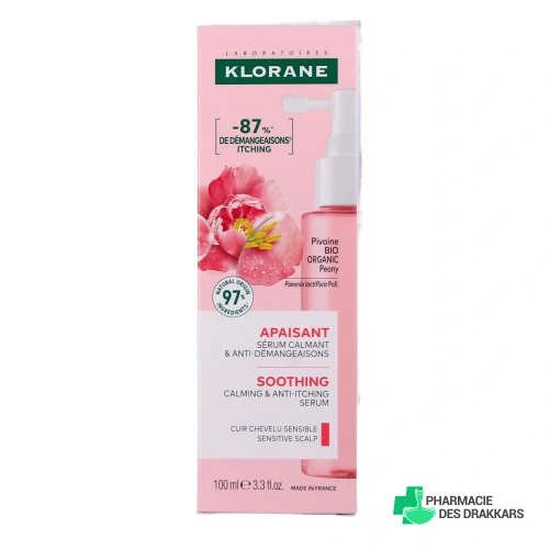 Klorane Sérum SOS Apaisant à la Pivoine Bio