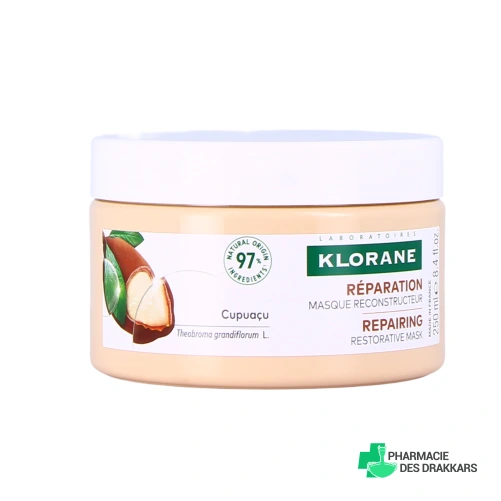 Klorane Masque Nutrition & Réparation au Cupuaçu Bio