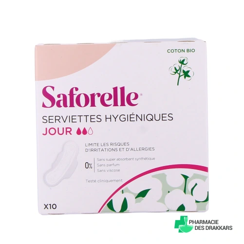 Saforelle Serviettes Hygiéniques Jour
