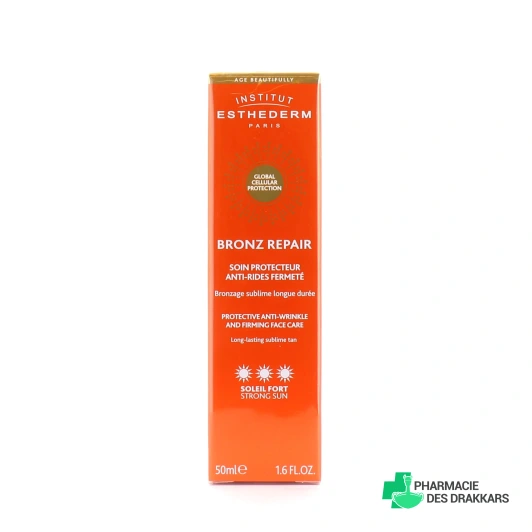 Institut Esthederm Bronz Repair Soin Protecteur Anti-Rides Fermeté Soleil Fort