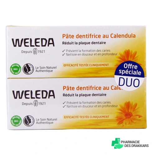 Weleda Pâte Dentifrice au Calendula