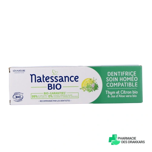 Dentifrice Natessance