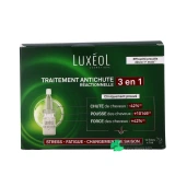 Luxéol Chute de Cheveux Réactionnelle Protocole 2 en 1 - Vue 360°