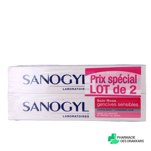 Sanogyl Dentifrice Soin Rose Gencives Sensibles