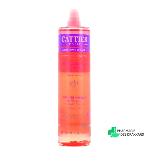 Cattier Démaquillant Biphase Bio Yeux et Lèvres