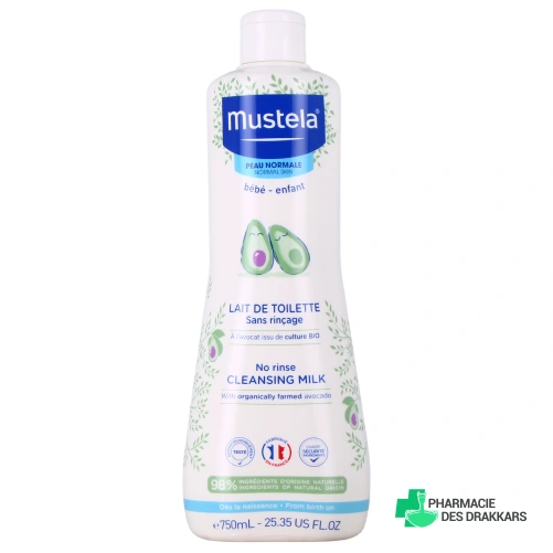 Mustela Lait de toilette sans rinçage