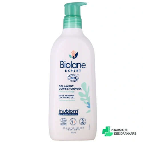 Biolane Expert Gel Lavant Corps & Cheveux Bio