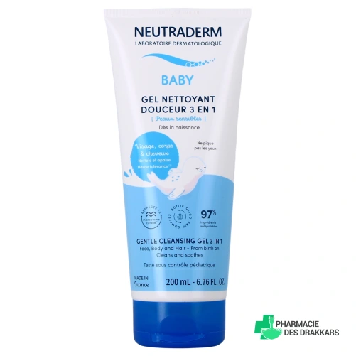 Neutraderm Baby Gel Nettoyant 3-en-1