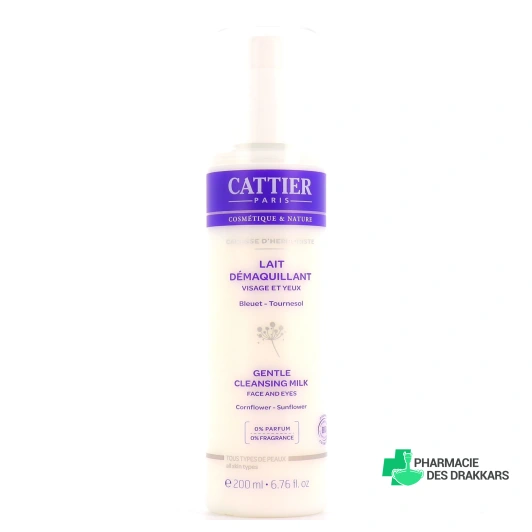 Cattier Lait Démaquillant Bio Visage et Yeux