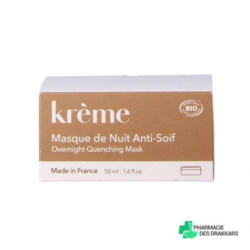 Krème Masque de Nuit Anti-Soif