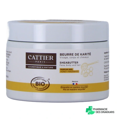 Cattier Beurre de Karité Bio Parfum Miel