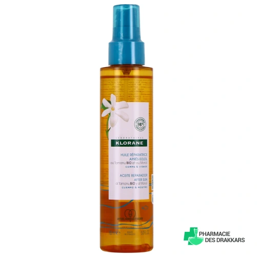 Klorane Polysianes Huile Réparatrice Après-Soleil