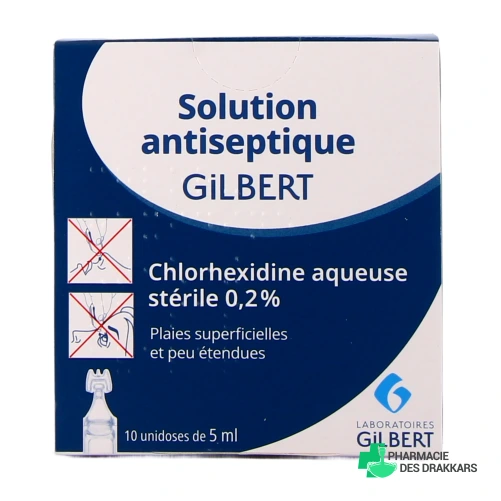 Gilbert Chlorhexidine Aqueuse 0,2%