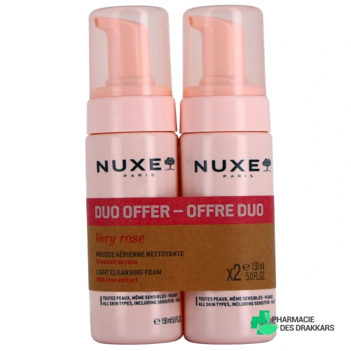 Nuxe Very Rose Mousse Aérienne Nettoyante