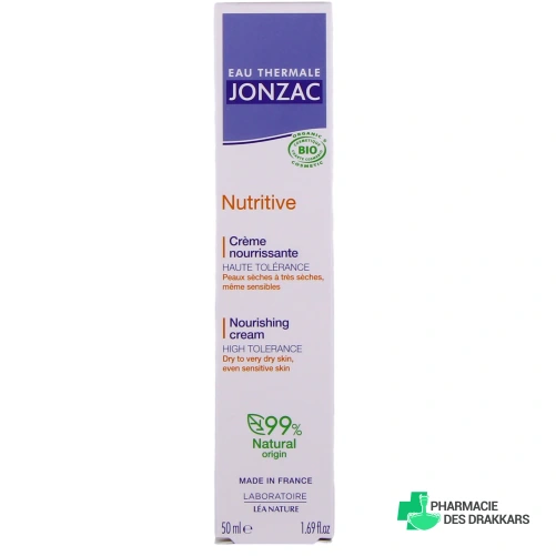 Jonzac Nutritive Crème visage effet protecteur seconde peau