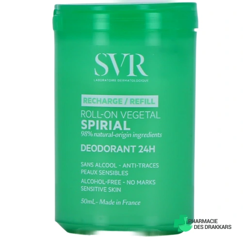 SVR Spirial Végétal Déodorant 24h Roll-On