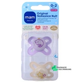 MAM Original Naissance Nuit Sucette 0-2 Mois - Vue 360°
