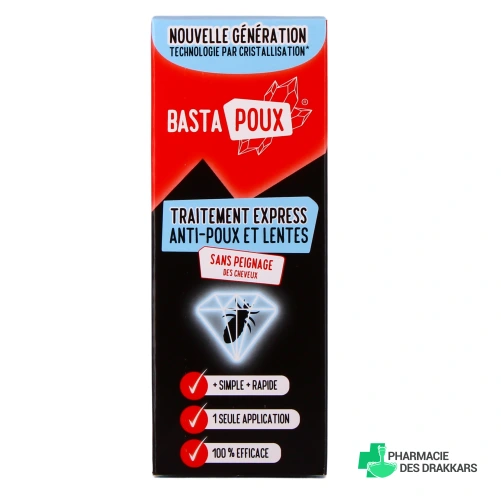 Basta Poux Traitement Express Anti-Poux et Lentes